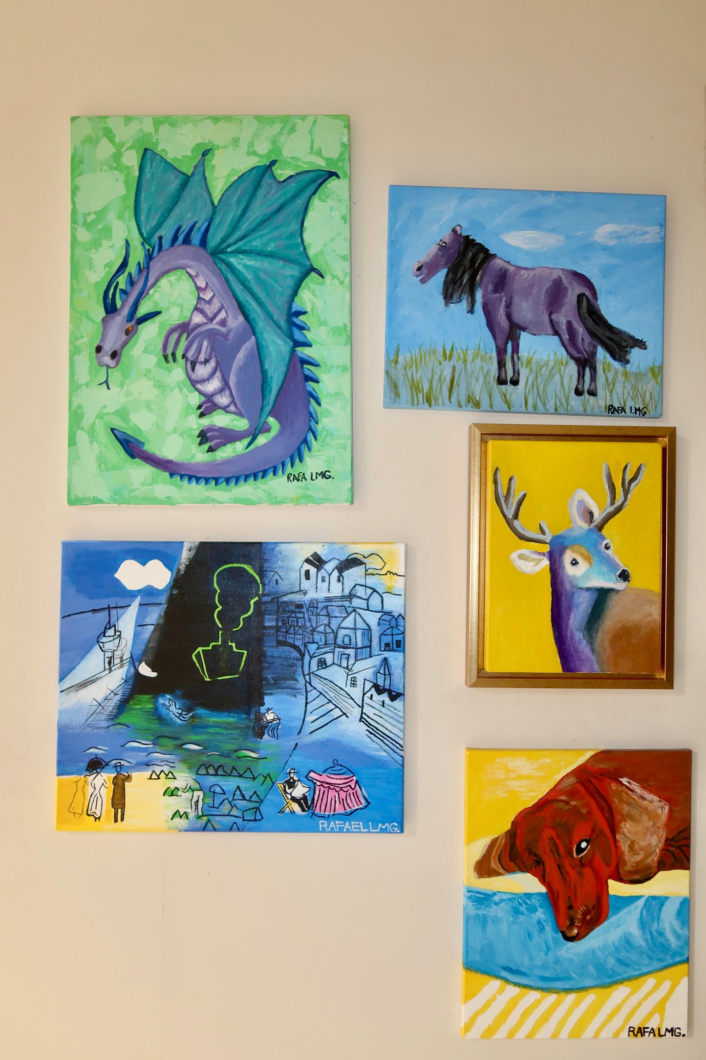 Interpretación inspirada en Dufy