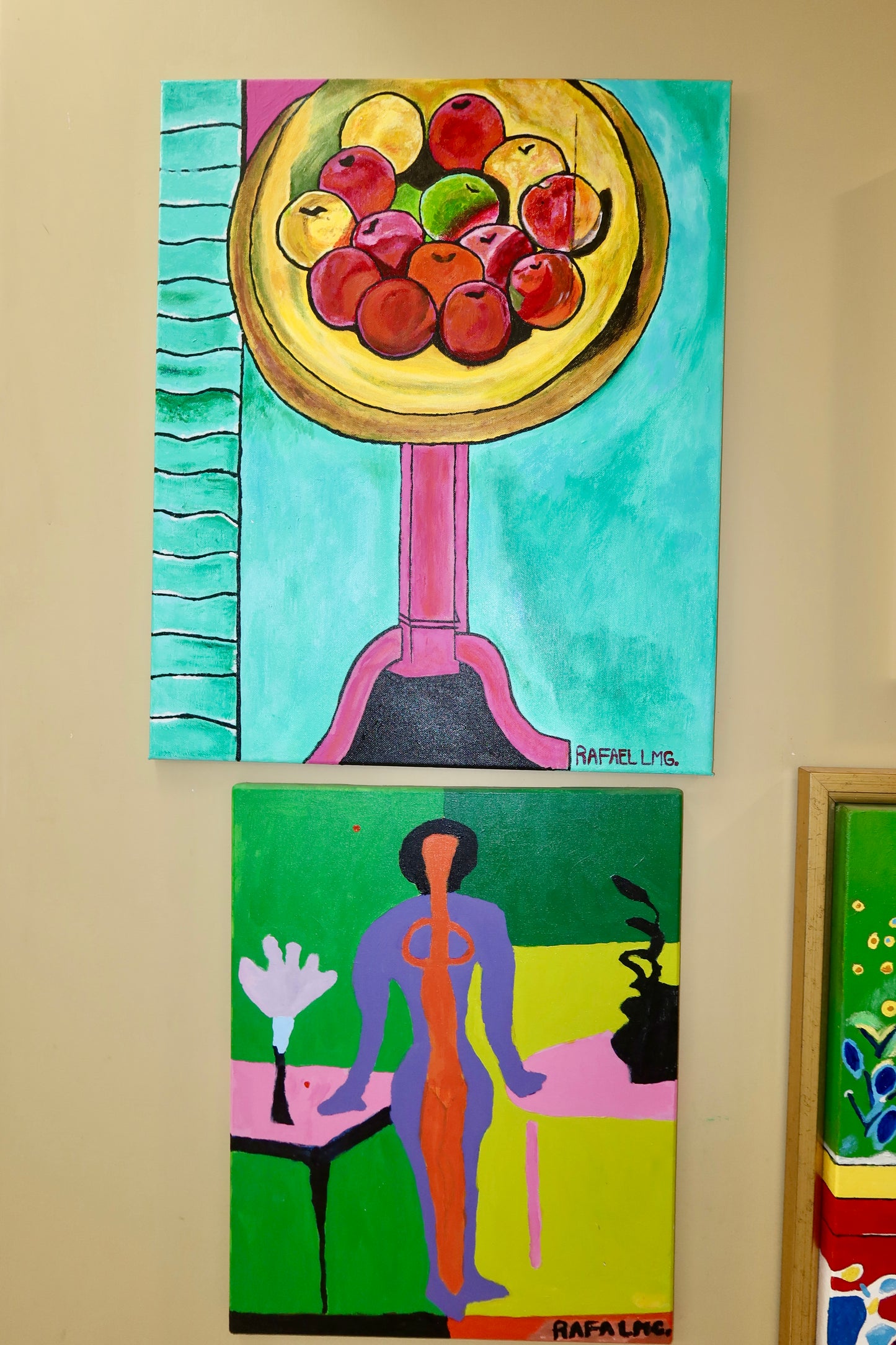 Manzanas — Interpretación inspirada en Matisse