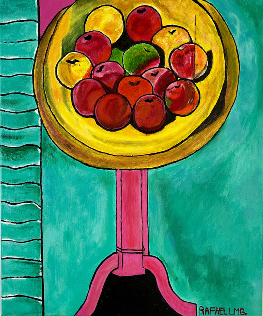 Manzanas — Interpretación inspirada en Matisse