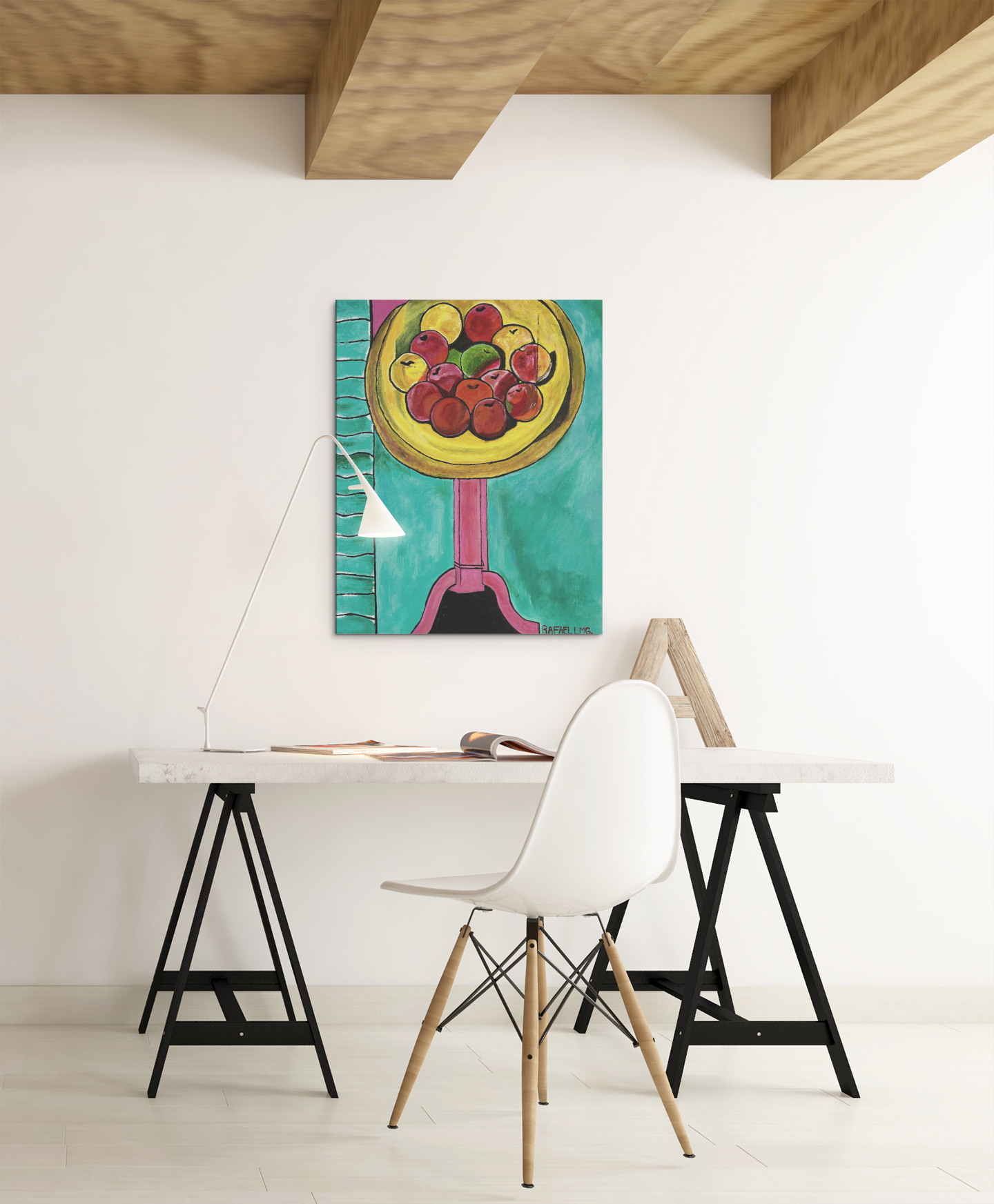 Manzanas — Interpretación inspirada en Matisse