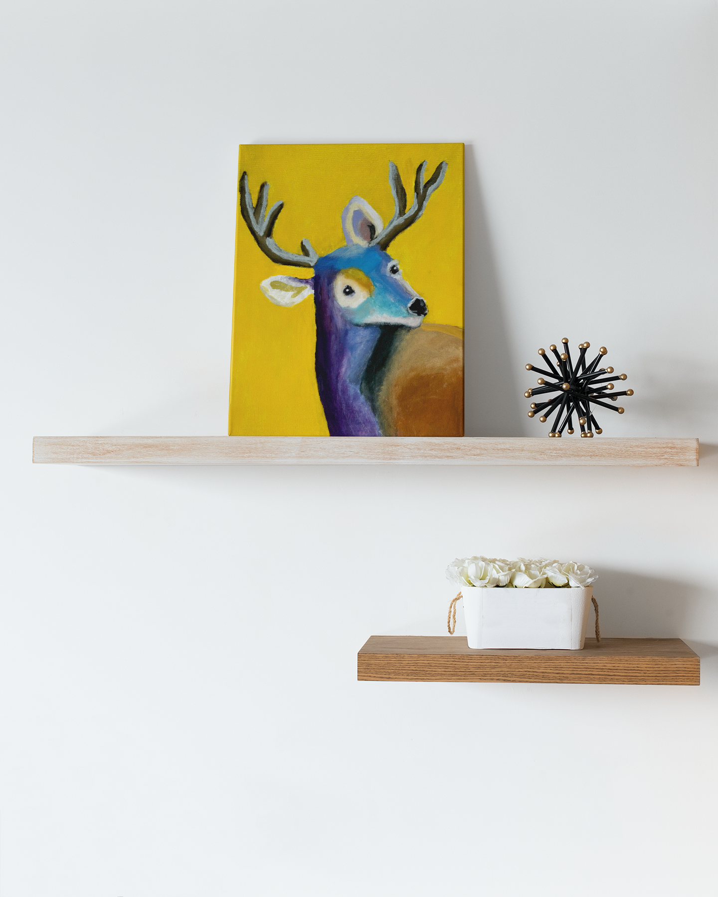 Venado en amarillo