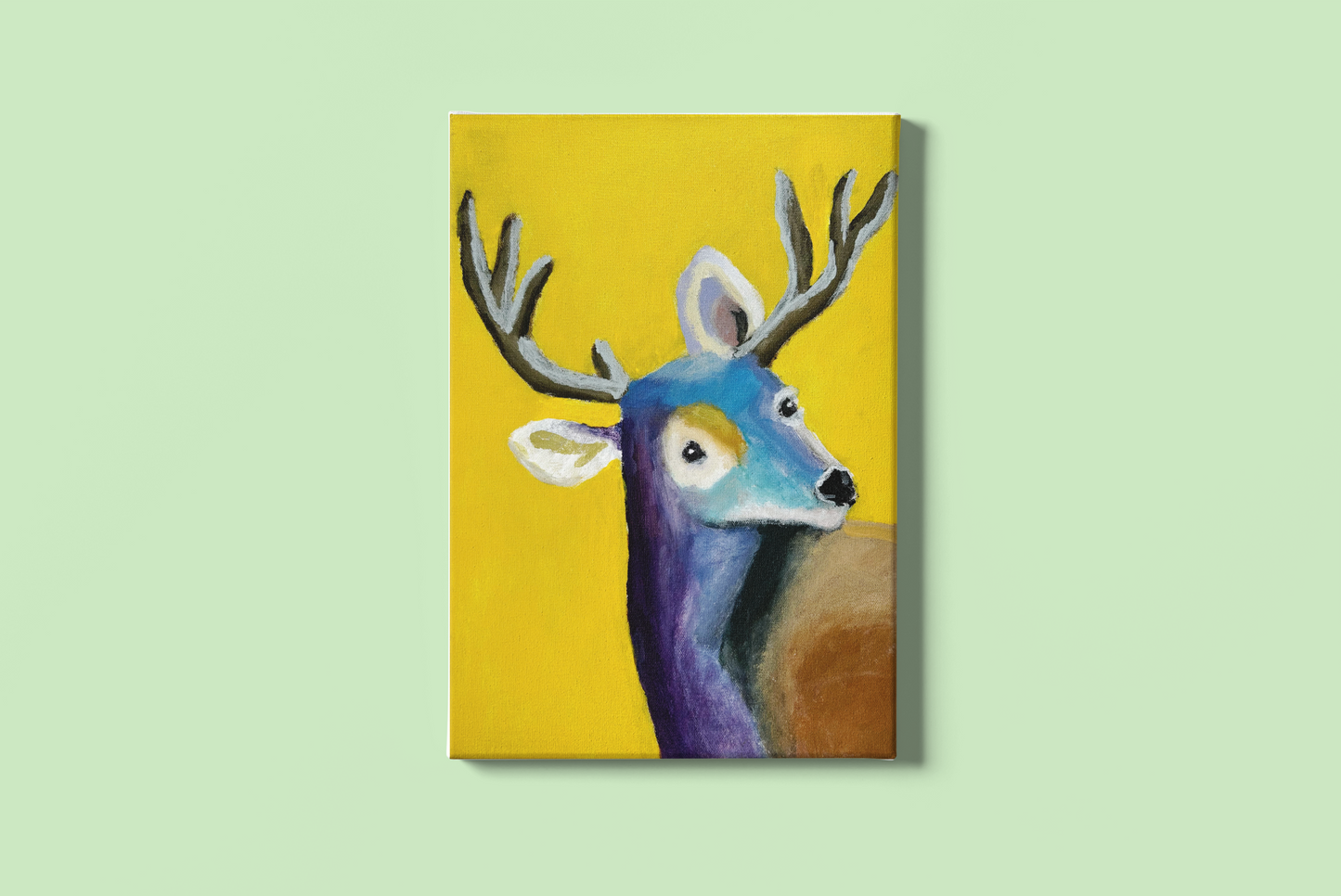 Venado en amarillo