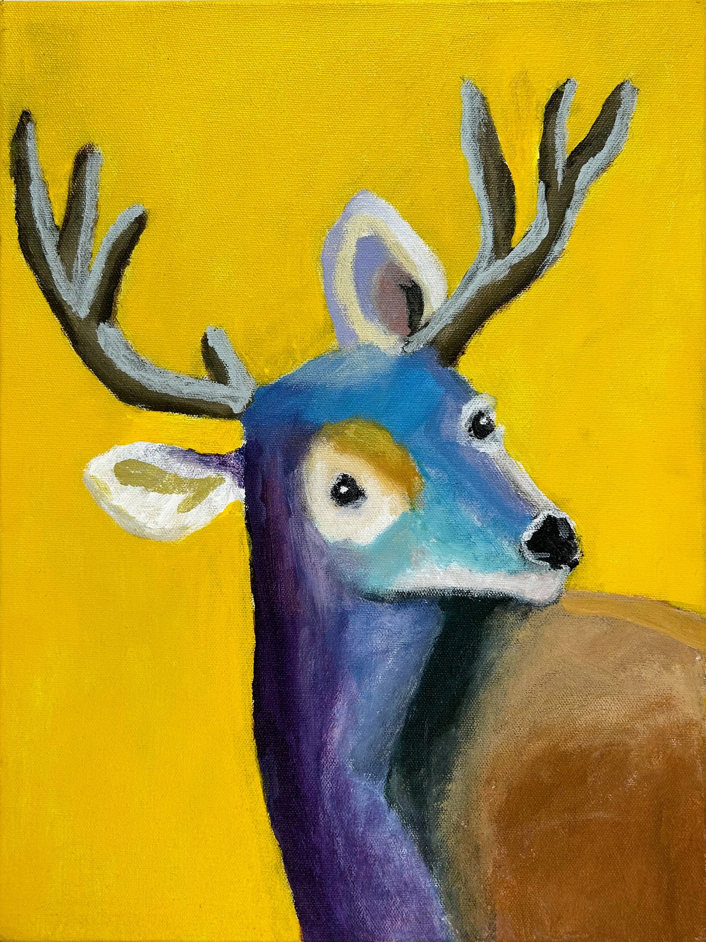 Venado en amarillo